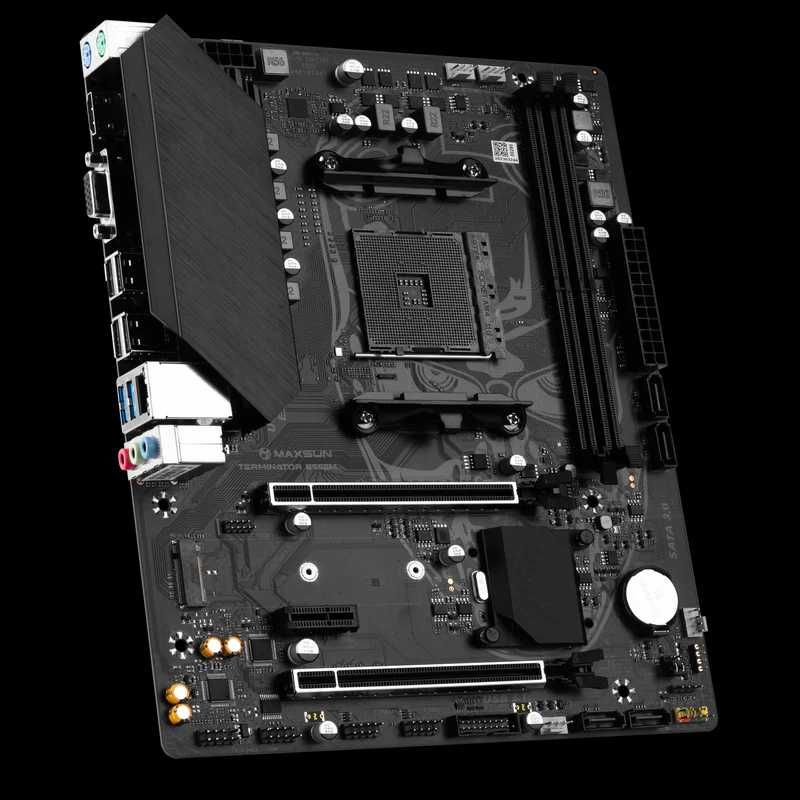 Материнская плата MaxSun Terminator B550M, AM4, 2xDDR4