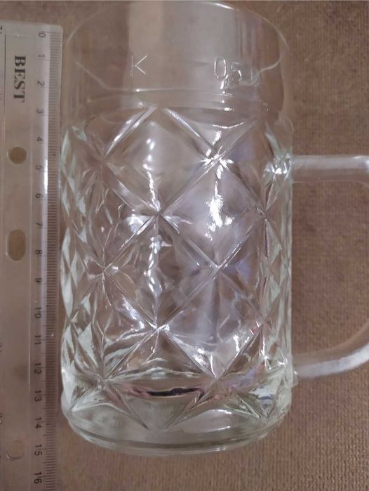 Бирени халби, стъклени