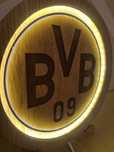 Дървена LED емблема Borussia Dormund BVB