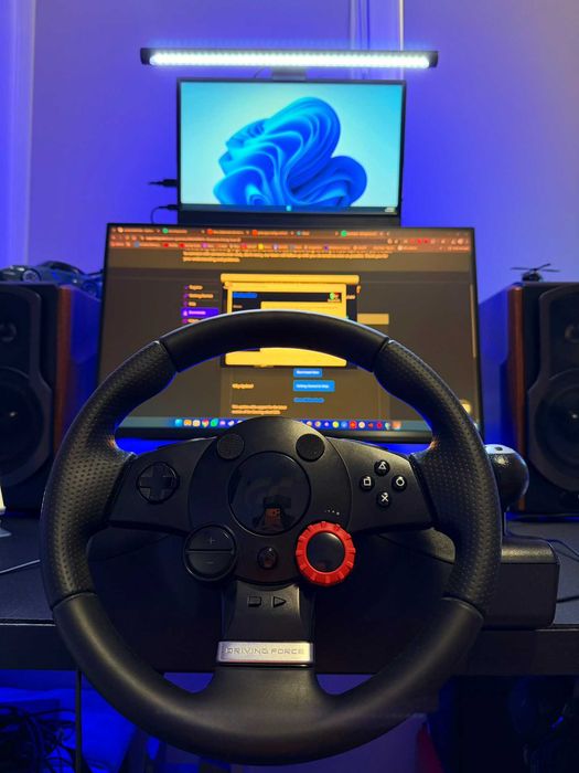 Volan Logitech Driving Force GT + Pedale – Stare foarte buna