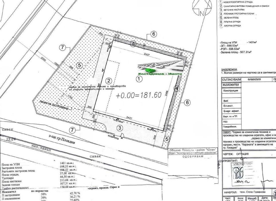Складово помещение в гр. Пловдив - Индустриална Зона Юг!