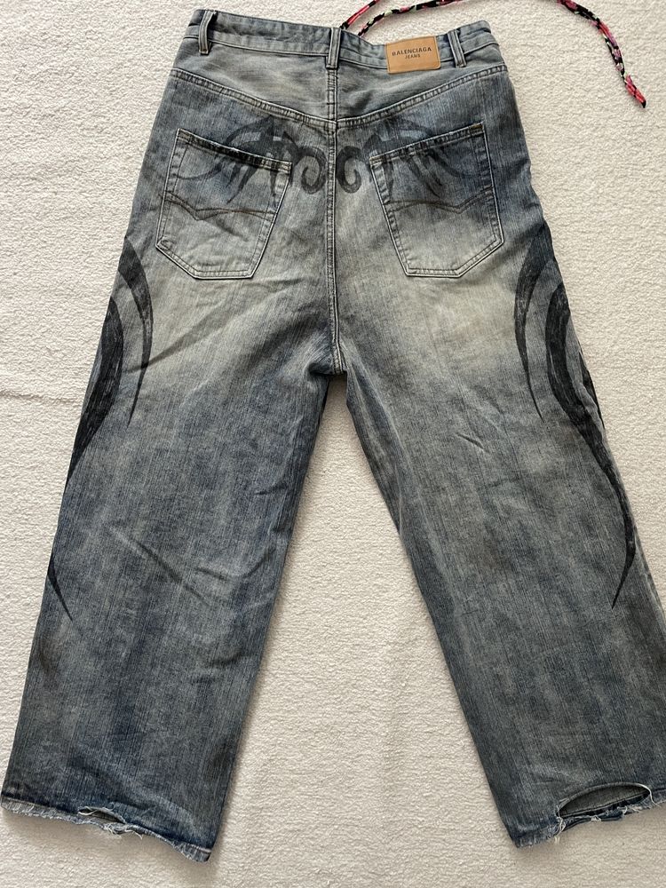 Balenciaga tribal дънки