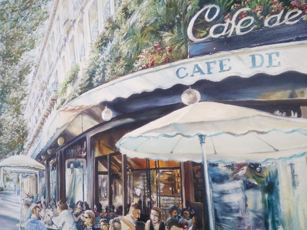 Картина "Cafe de flore"