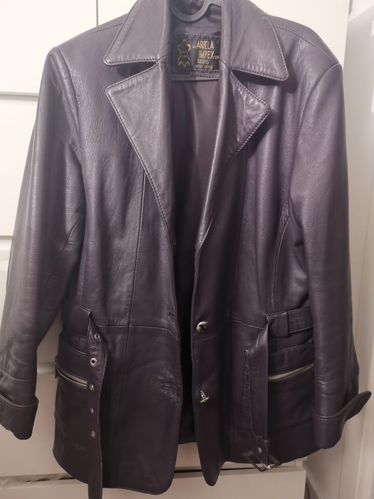 Geaca piele dama culoarea mov nu zara guess polo ck Hugo tommy