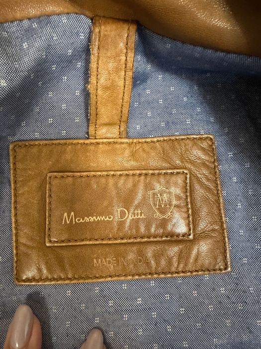Мъжко кожено яке Massimo Dutti, Размер S