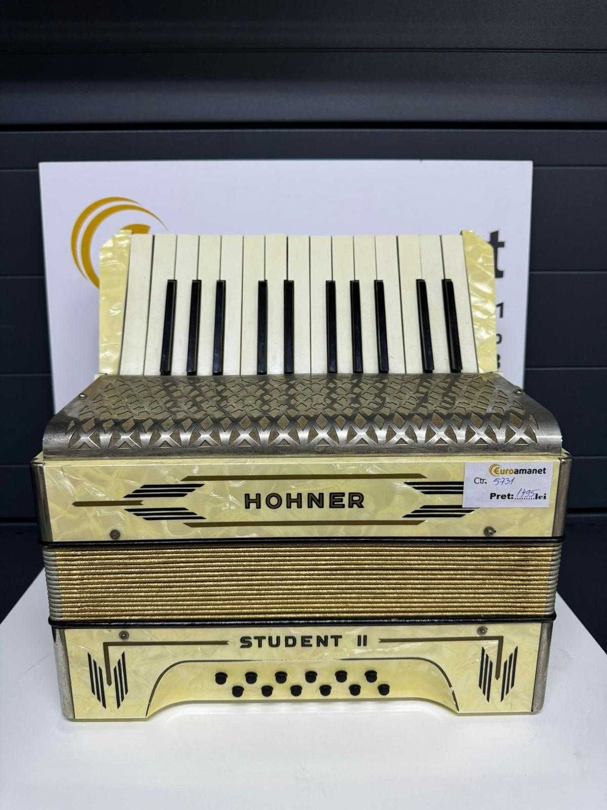 Acordeon Hohner Student II, 12 Basi -N-