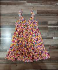 Rochie mini de vară cu imprimeu floral