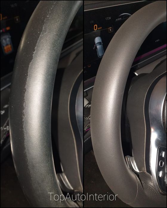 VOPSIT PIELE VOLANE AUTO Vopsim Profesional Pielea Volanului Vopsire