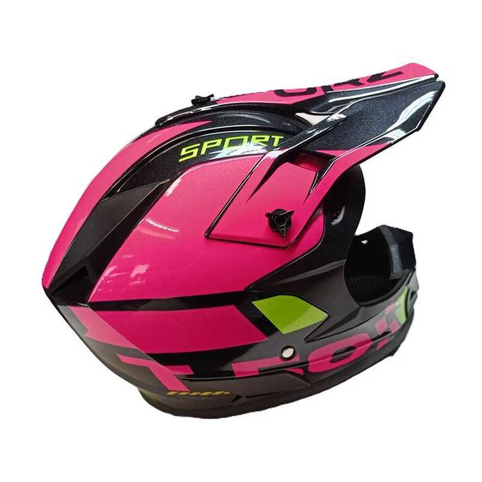 Кросова каска ORZ Sport, Full Face, DOT, Размер: S -Вело, Мото, Скутер