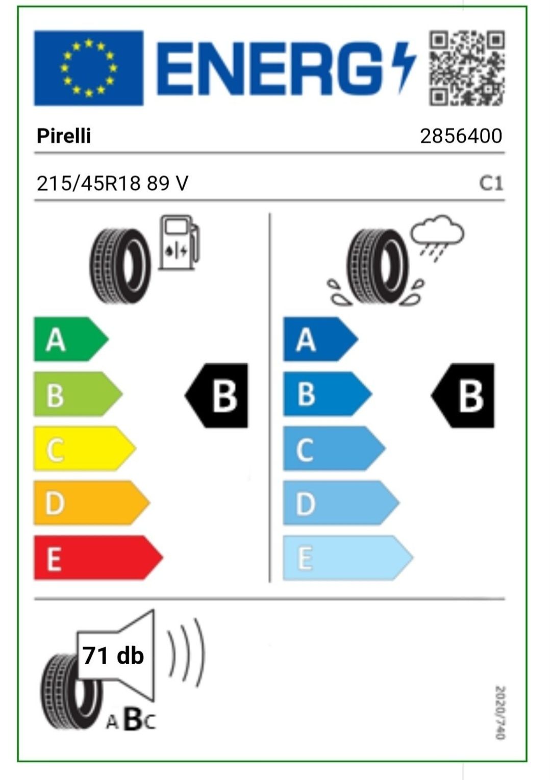 Pirelli Cinturati P7 2броя 215 45 18 летни гуми 2021ДОТ