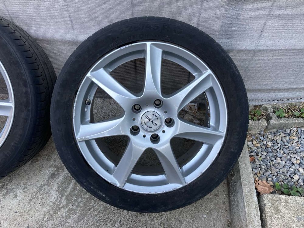 4бр. Алуминиеви джанти с гуми 225/45 R17цола Kia Toyota Mazda 5x114.3