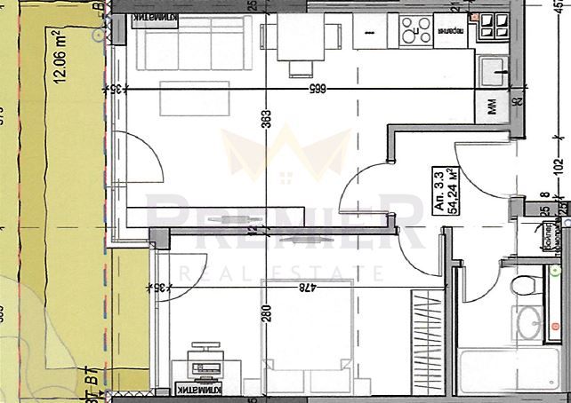 Продава се Двустаен апартамент в София, Младост 4 - 63 кв.м за 2540 €/кв.м - Снимка #3