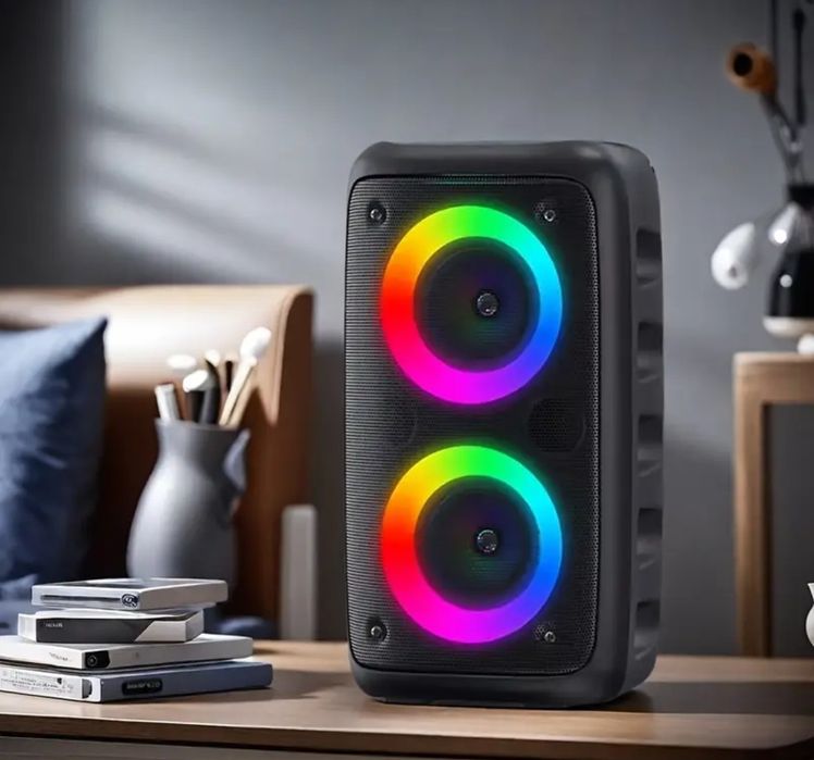Boxa  Bluetooth și microfon , ideala pentru Karaoke / Efect LIVE
