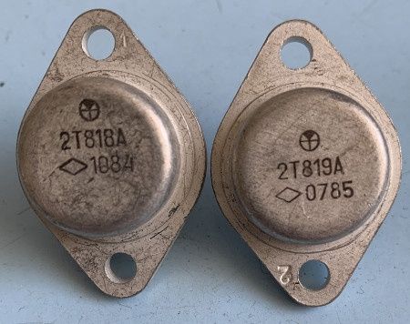 Транзисторы КТ818гм, кт819гм, кт825г, 2т818а, 2т819а, 2т825а