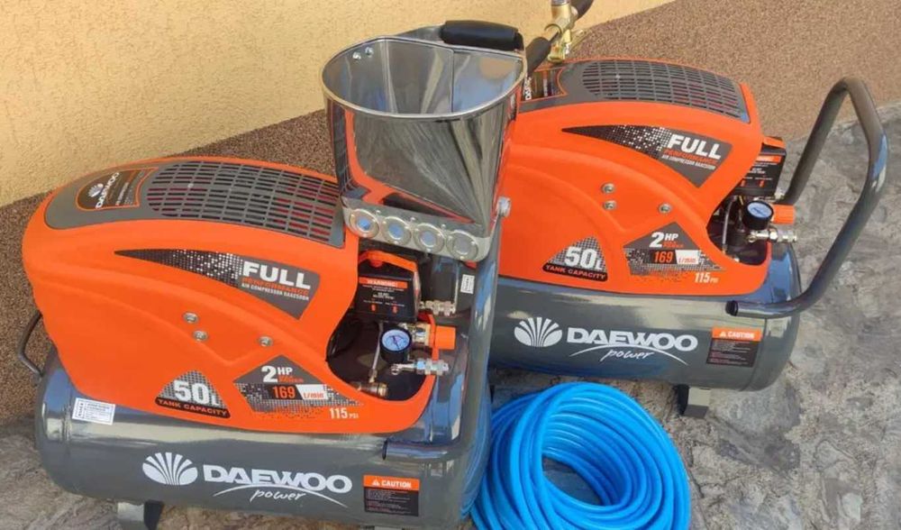 Canciocul Magic Pompa tencuit Profesionala 60mp/ora 2 compresoare 100L