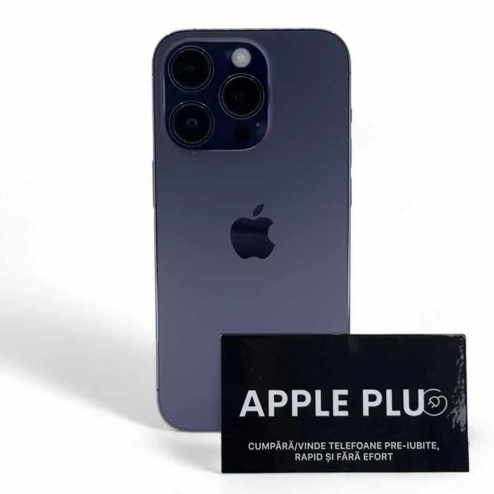 iPhone 14 Pro 91% 128Gb Purple Excelentă + 24 Luni Garanție/Apple Plug