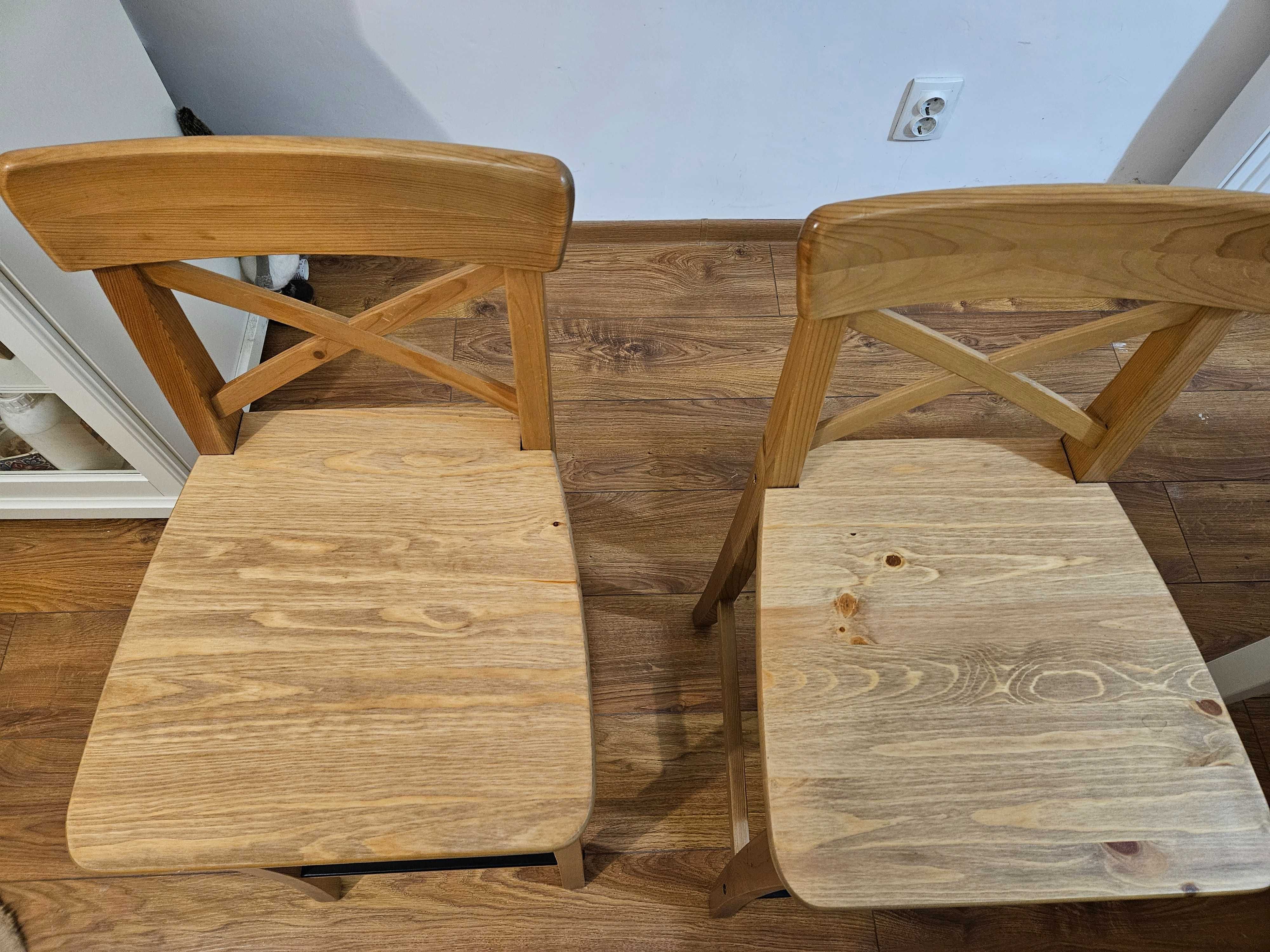Vand insula de bucatarie blat de lemn IKEA + 2 scaune de bar cu spatar