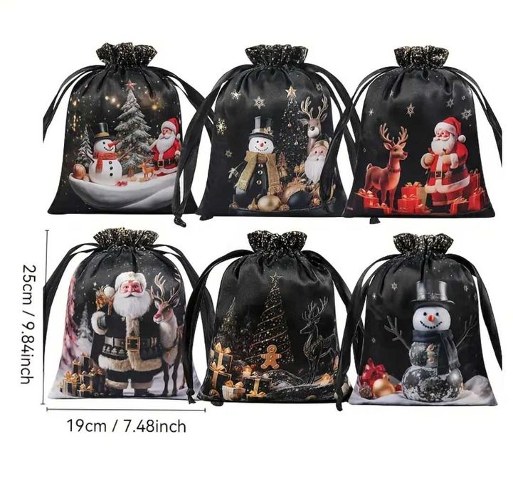 Коледни опаковъчни торбички