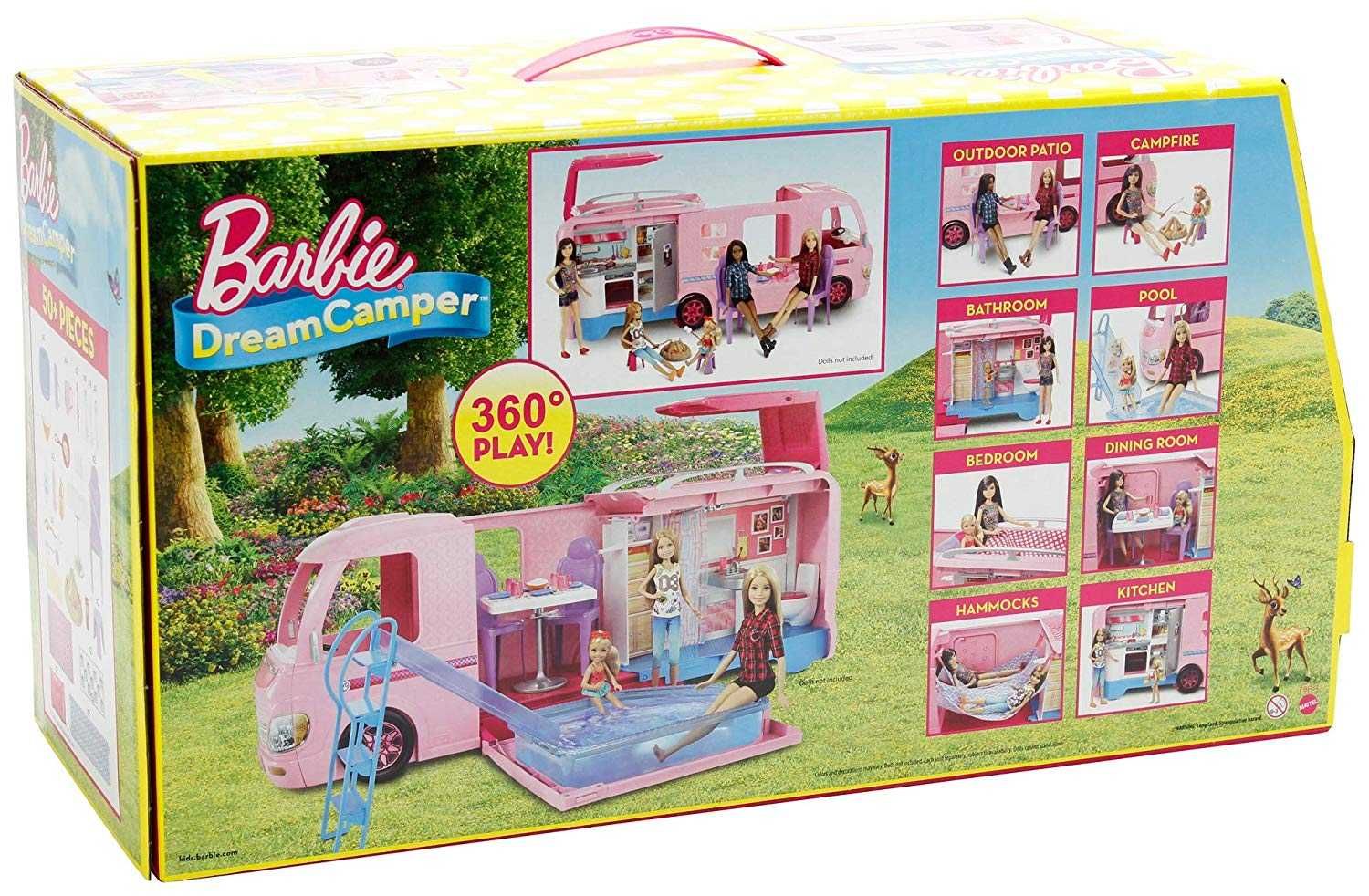Barbie Барби Кемпер Каравана Къмпинг с Пързалка и Басейн