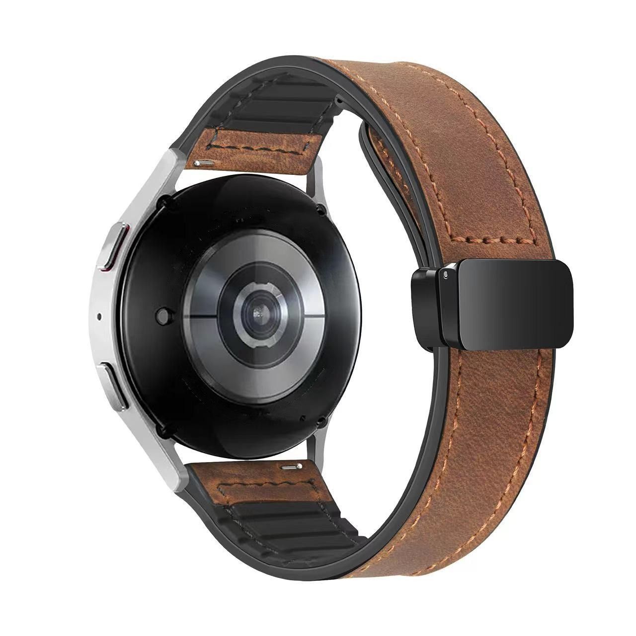 Кожена силиконова каишка за Huawei Watch/Samsung/Garmin/Xiaomi/Apple