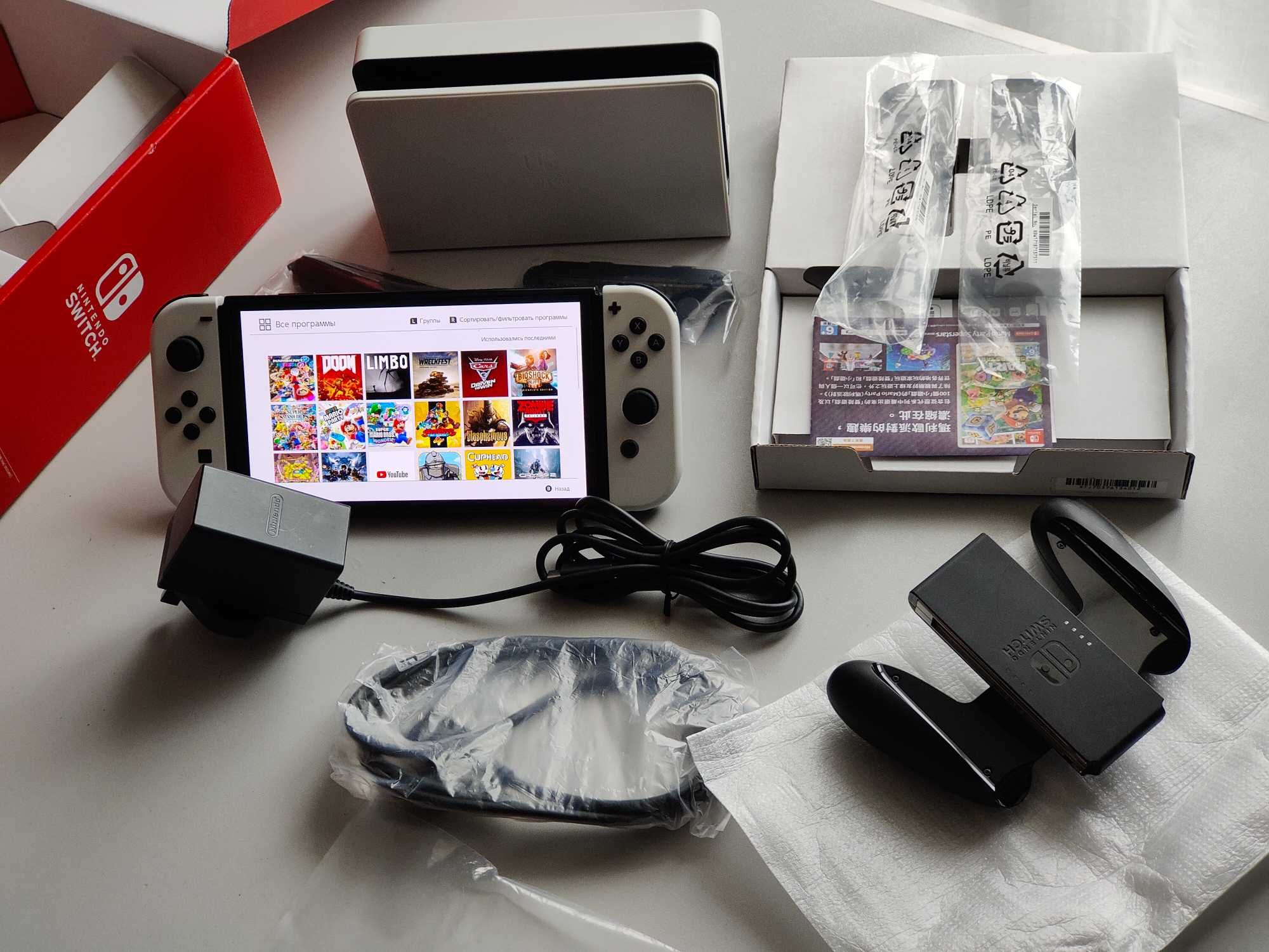 Nintendo Switch OLED + 256GB + 40 игр