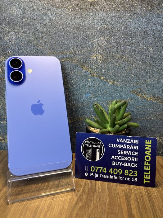Iphone 16/128Gb/Garantie 2Ani Centrul de Telefoane/Rate