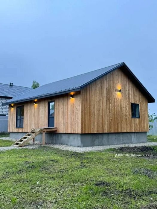 Cabane din lemn masiv