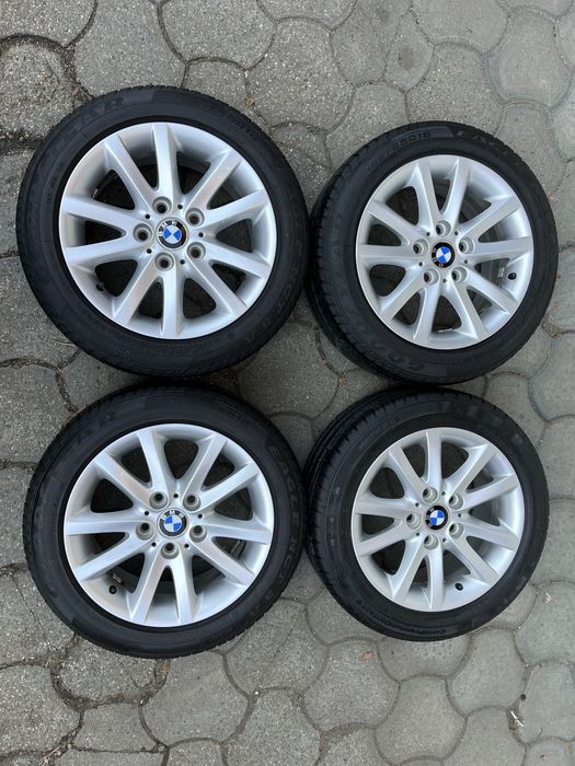 Jante aliaj 5x120mm, anvelope vara 195/55 R16, BMW E81 E87 E46 E90 F20