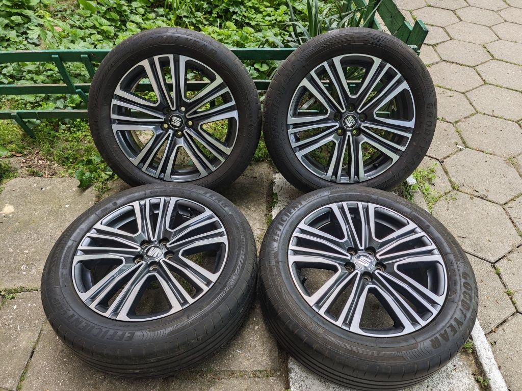 Джанти 17ки 5х100 с летни гуми Goodyear 205/55/17
