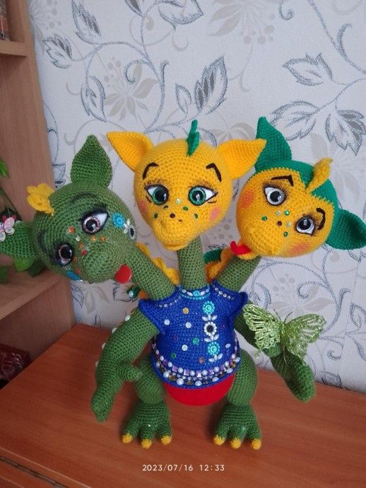 Вязаные игрушки ручной работы