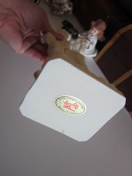 cadou rar regele David de Michelangelo semnat A.Santini 1960 Italia