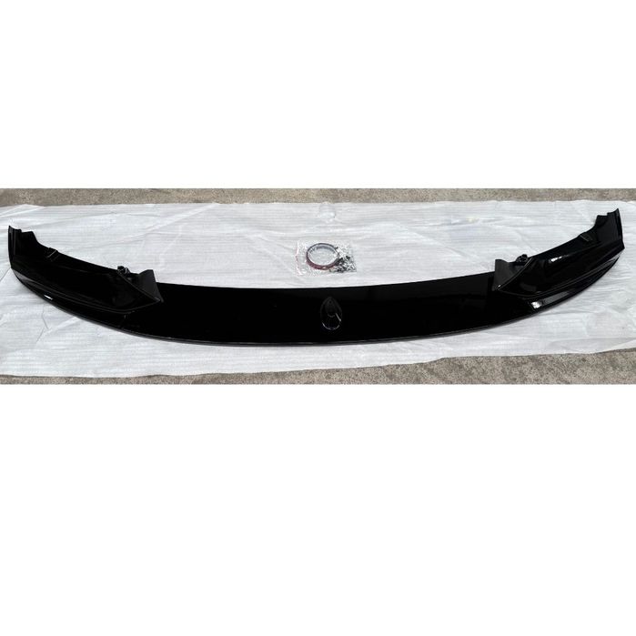 Lip prelungire buza bara fata M-Tech BMW Seria 5 F10 F11 Negru Lucios
