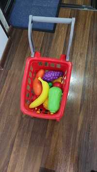 Детская игрушка корзинка с фруктами