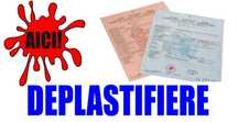 Deplastifiere/detiplare acte, documente, diplome, certificate