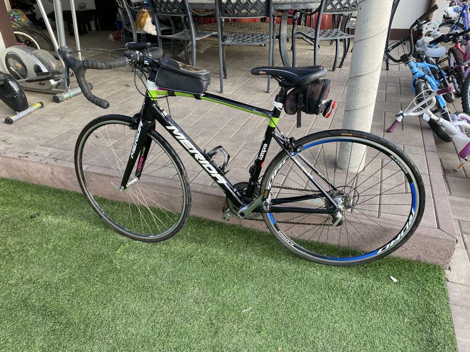 Bicicleta merida lampre de curse