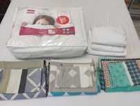 Set complet: plapuma 150×200 + cearşaf  3 buc + lenjerie de pat 3 buc