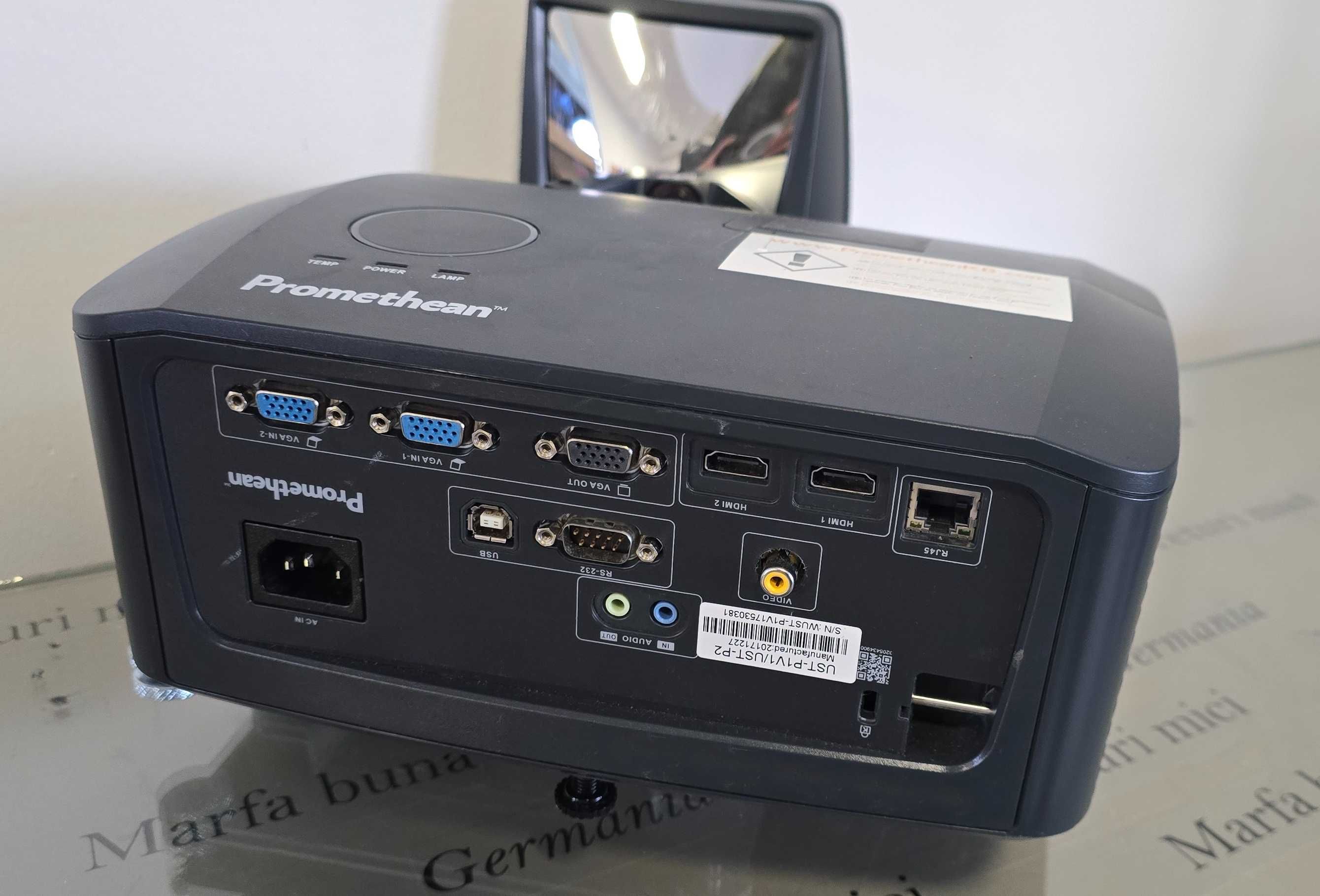 Videoproiector laser Promethean UST-P1 DLP  HD 1080i 3D ,hdmi etc..