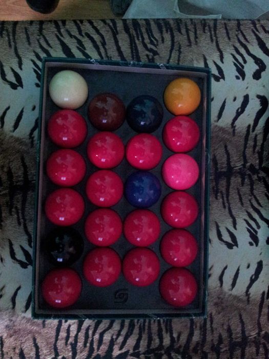 Bile snooker set complet.