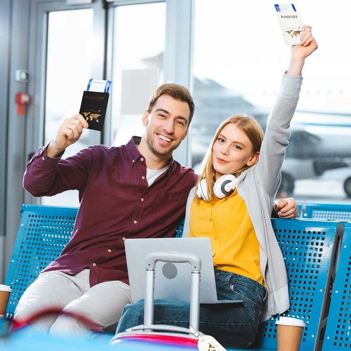 Husa de pasaport, protectie carduri si documente de calatorie, 14x10cm