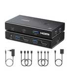 UGREEN HDMI 2.0 KVM Switch 2 PC 1 Monitor