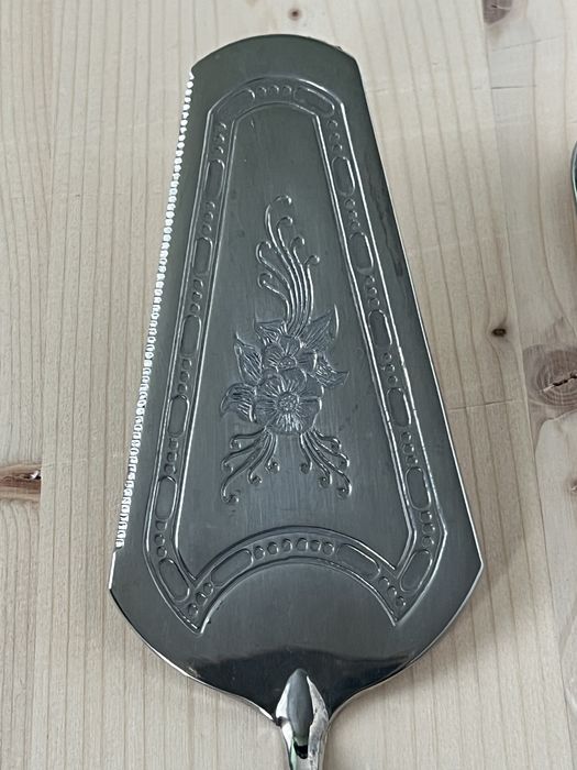 Set Servire Tort/Prajituri Placat cu Argint