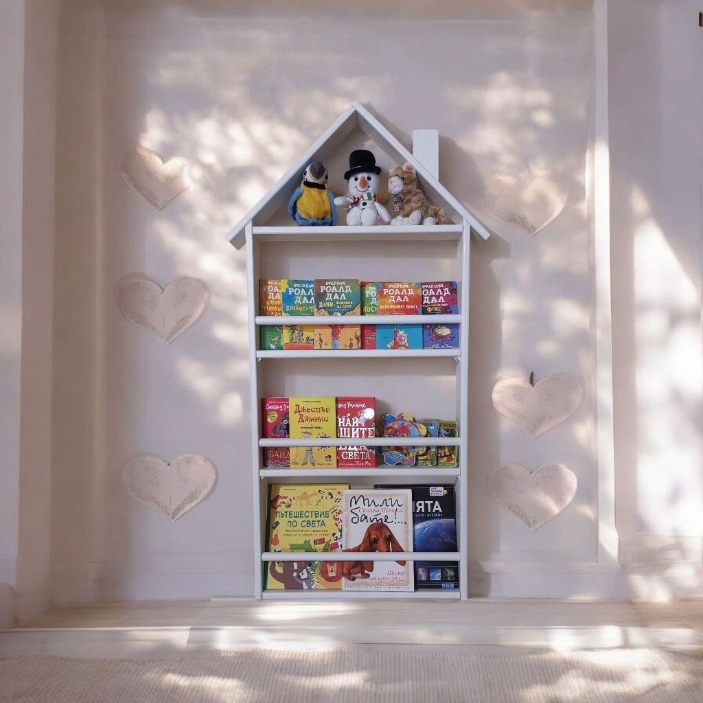 Библиотека за книжки във формата на къщичка