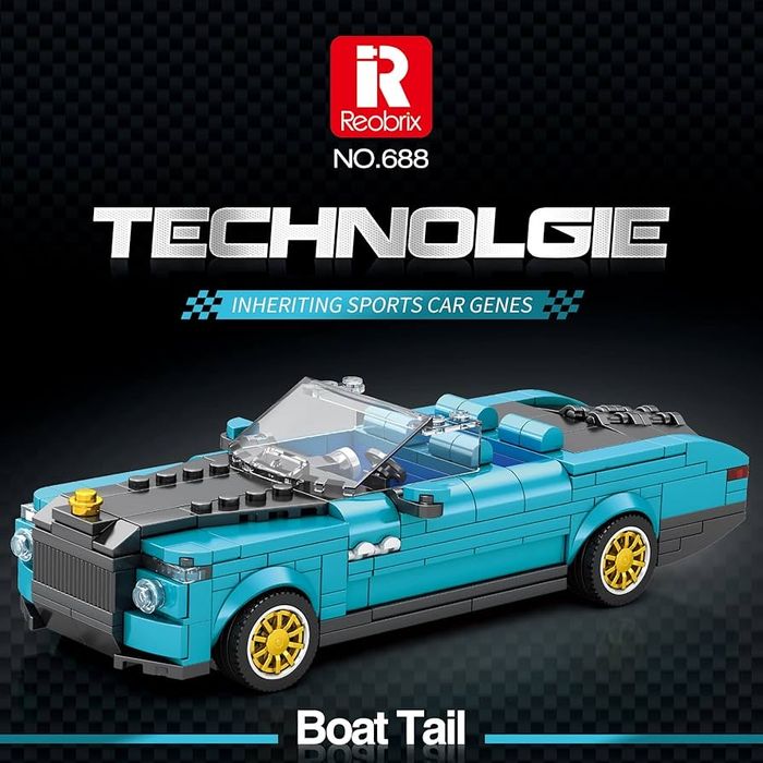 Set Constructie Reobrix Technologie 688 (Tip Lego) - Rolls Royce