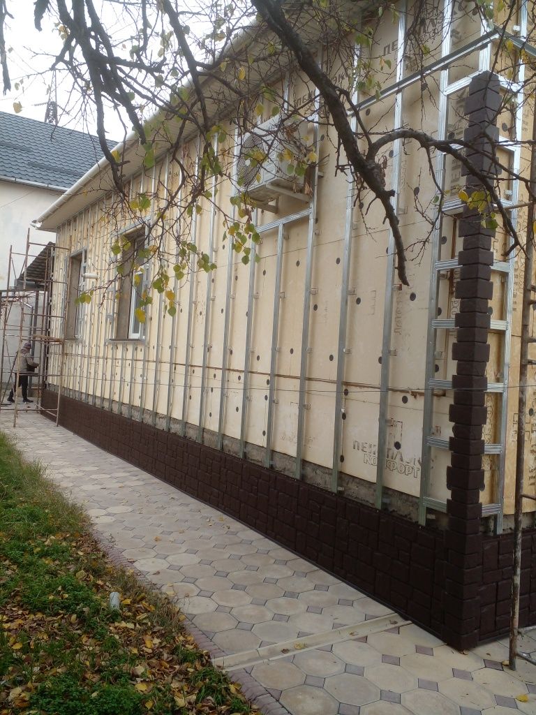 Сайдинг,монтажные работы
