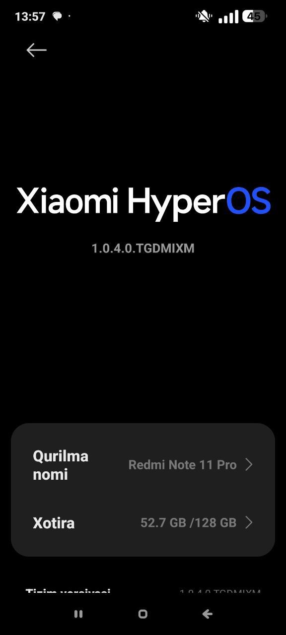 Redmi note 11 pro