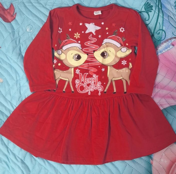 Лот зимни рокли за малка принцеса