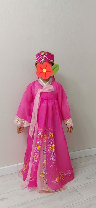 Детский ханбок корейский костюм для девочки, для мальчика