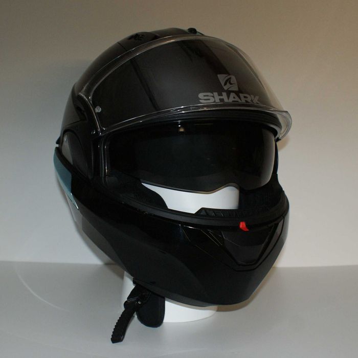 Каска за мотор SHARK EVO ONE BLANK BLACK размер L