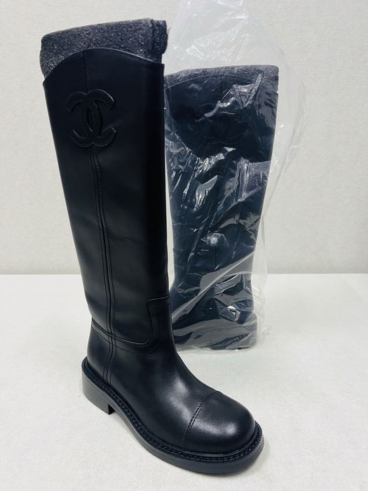 Cizme Chanel - marimea 37 - piele naturala