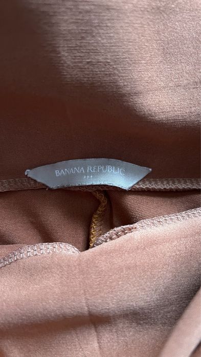 Pantaloni maro drepți elastici Banana Republic